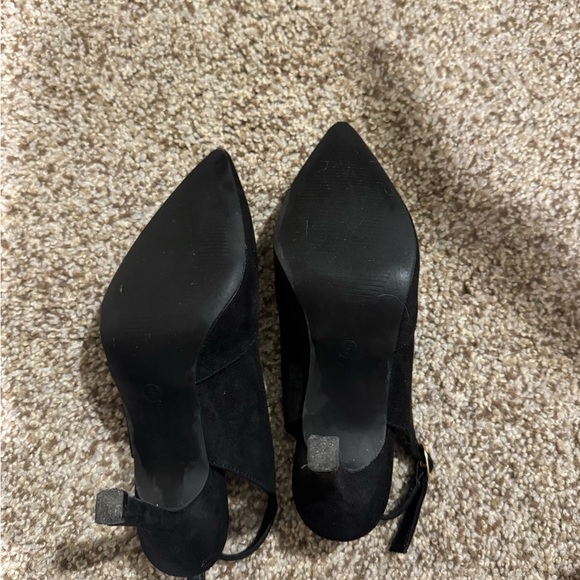 Amazon Black Slingback Heels for Women - Picture 4 of 4